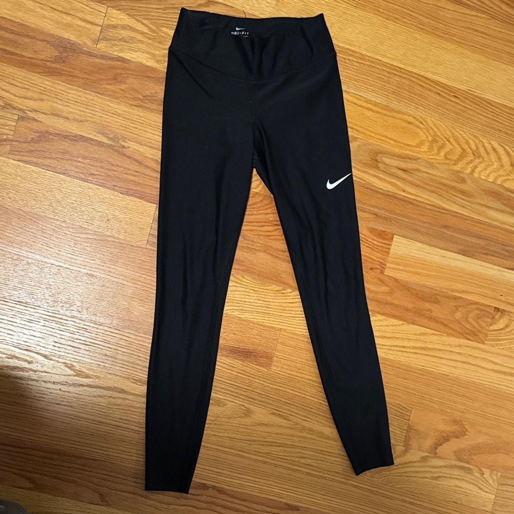 Nike Black Leggings with White Logo